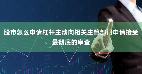 股市怎么申请杠杆主动向相关主管部门申请接受最彻底的审查