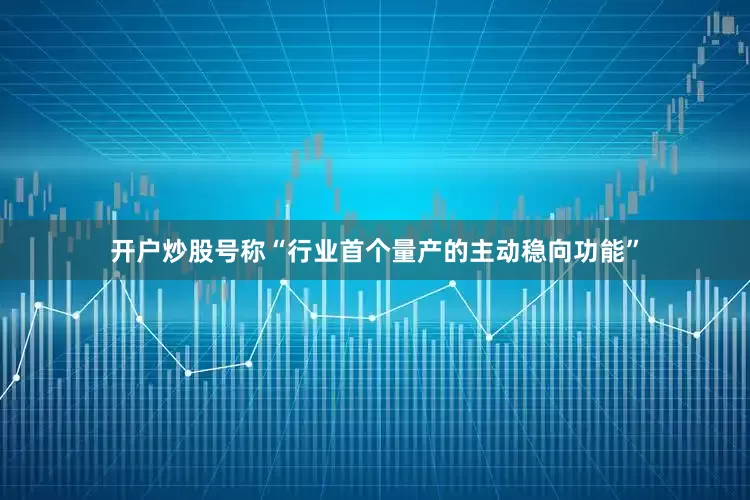 开户炒股号称“行业首个量产的主动稳向功能”